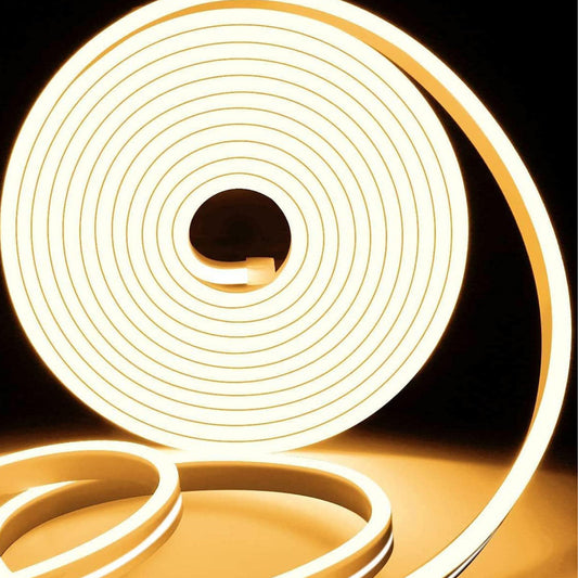 X2 Tira Led Neon Flexible 5 Mts Manguera Luz 10 Metros Total