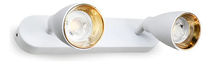 Aplique Pared Exterior Luminaria Lampara Spot Foco 2 Luces