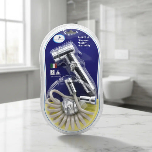 Ducha Higiénica Con Soporte Manguera Extensible Bidet Manual