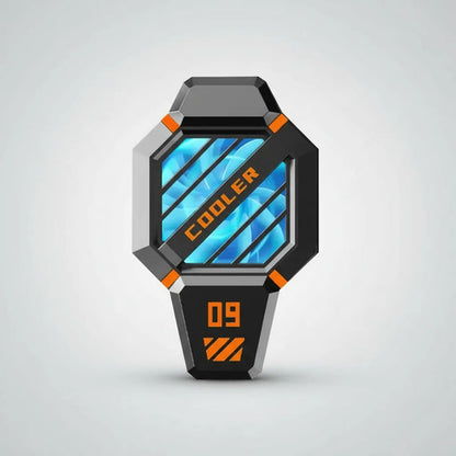 Cooler Enfriador Celulares Gamer Recargable Refrigeracion Negro