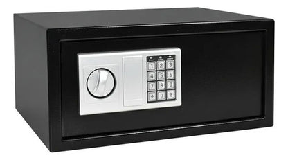 Cofre Caja Fuerte Seguridad Digital Electrónico Acero Llaves Negro