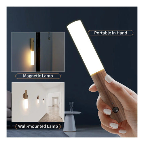 Lámpara De Pared Con Sensor De Movimiento, Luz Nocturna, Luz Marrón