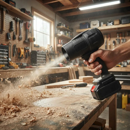 Soplador De Mano Portátil Recargable Con Maletín Portátil Negro