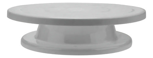 Base Giratoria Tortas Reposteria Decoracion De Torta 27cm Blanco