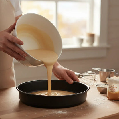 Molde Hornear Asadera 26cm Redondo Antiadherente Cocina Negro