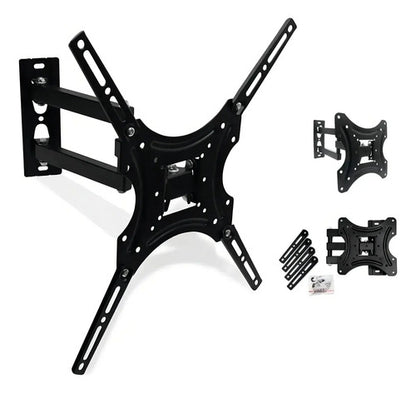 Soporte Tv De Pared Brazo Base Para Tv 14 A 55 Pulgadas 50kg Color Negro