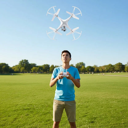 Dron Rotación 360 Luces Led Control Remoto Recargable 250mah Aleatorio
