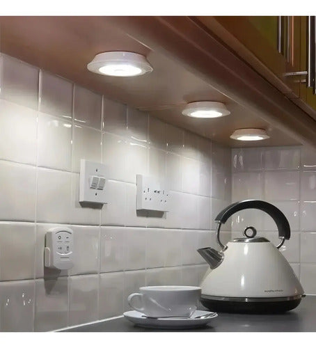Luces Led Tpb Portátiles Inalámbricas Adhesivas Blanco Neutro Ip65 4.5m