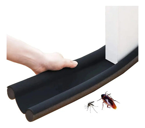 Set X2 Burlete Puerta Casa Tope Zocalo Proteccion Insectos Varios Liso