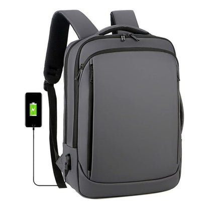 Mochila De Viaje Imperpeable Con Puerto Usb 42x30x14cm