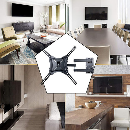 Soporte Tv Pared Articulado 14 A 55 Doble Brazo Movil 50kg