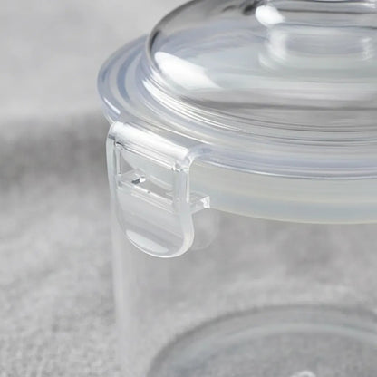Recipiente Frasco Acrílico Hermético 400ml Cocina Tapa Transparente