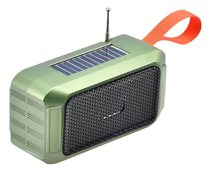 Parlante Portatil Bluetooth Solar Con Radio Fm 5w 800mah Aleatorio
