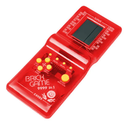 Consola Juegos Retro 9999 En 1 Tetris Snake Tank Portátil Rojo
