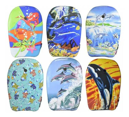 Tabla Surf Barrenar Olas Pileta Playa Correa Infantil 68x45 Varios Diseños. Sujetos A Disponibilidad De Stock
