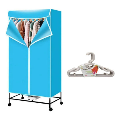 Secador De Ropa De Pie De Bolsa 1000w + 6 Perchas