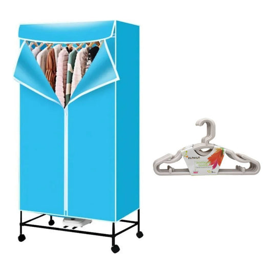 Secador De Ropa De Pie De Bolsa 1000w + 6 Perchas