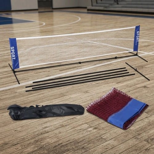 Red Deportiva Multiuso Fútbol Tenis Vóley Bádminton 2.4m Azul