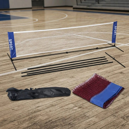 Red Deportiva Multiuso Fútbol Tenis Vóley Bádminton 2.4m Azul