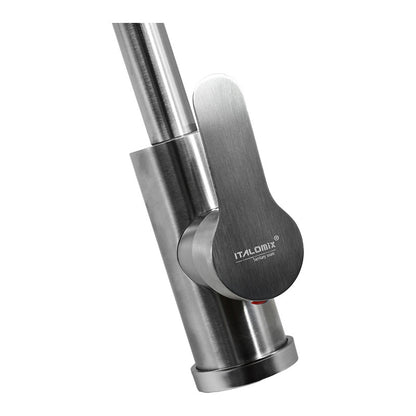 Monocomando Mesada Cuello Cisne Canilla Grifo Cocina Metal