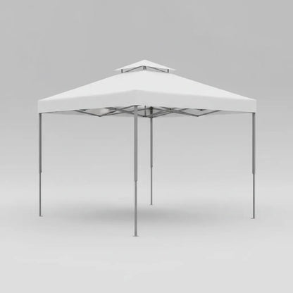 Paredes Gazebo 3 Lados 1.90x9m Oxford Plegable Cerramiento Blanco