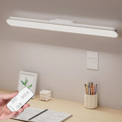 Barra Luz Led Lampara Escritorio Recargable Control Remoto Blanco