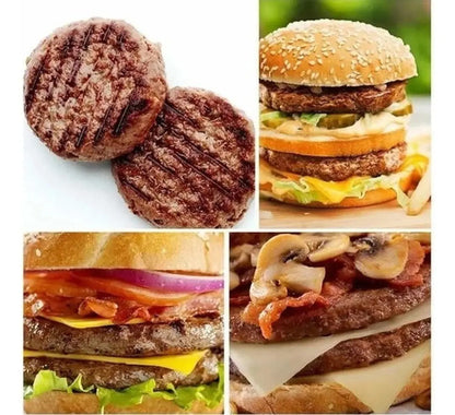 Prensa Para Hamburguesas Molde Antiadherente Asado Parrilla Aluminio
