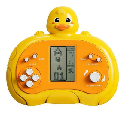 Mini Consola Portátil Infantil Retro Juegos Clásicos Lcd Amarillo