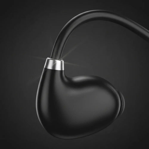 Auricular Bluetooth Open Ear Deportivo Táctil Manos Libres Negro