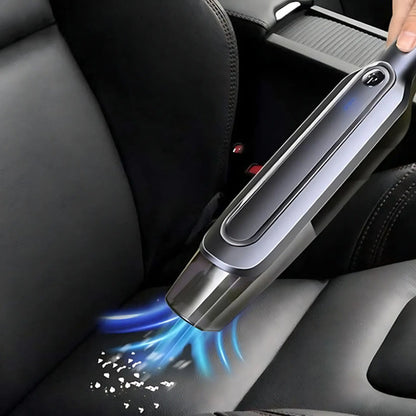 Mini Aspiradora Inalambrica Portatil Recargable Auto Hogar Negro