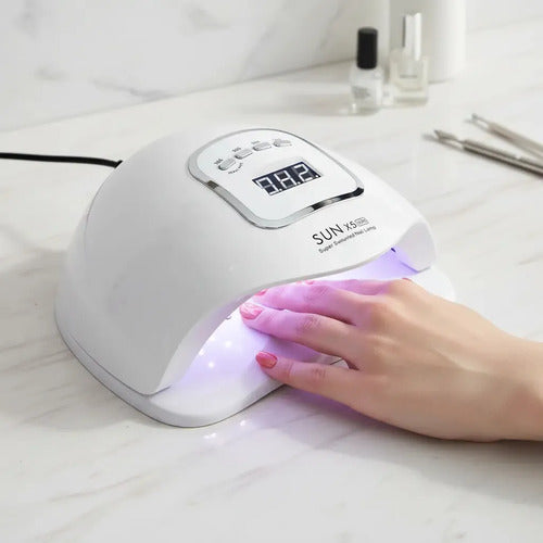 Cabina Sun X5 Max Uv Led Secador Uñas Profesional Color Blanco