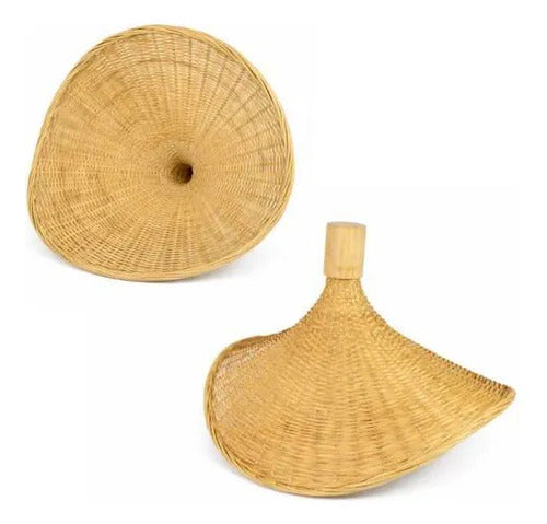 Pantalla Lampara Colgante Ratan 55 Centimetro Rustica Maxima Amarillo Boho Chic / Rústico Moderno