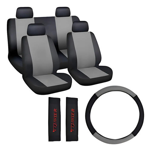Set Cubre Asientos Fundas Para Auto 11 Piezas