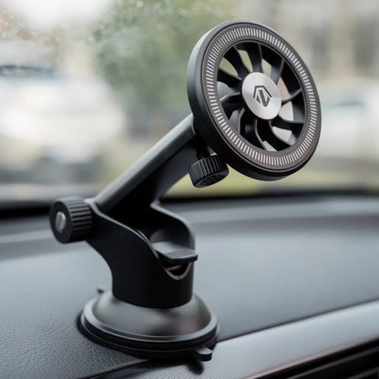 Porta Celular Magnetico Auto Soporte 360 Rotacion 360 Negro