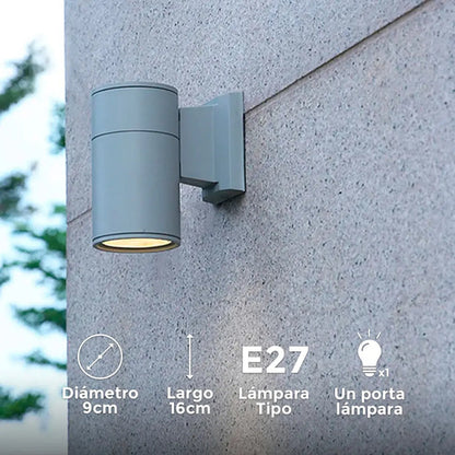Foco Pared Aplique Exterior Lampara Unidireccional Luminaria