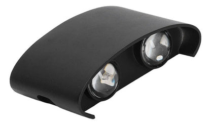 Set X6 Foco Pared Aplique Exterior Luminaria Bidireccional