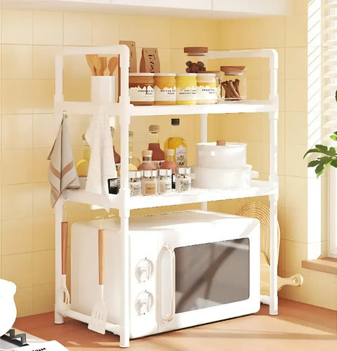Organizador Estante Para Cocina Microondas 69x48x26cm