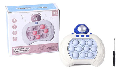 Consola Antiestrés Pop It Mini Gamer, Juguete Electrónico Color Astronauta
