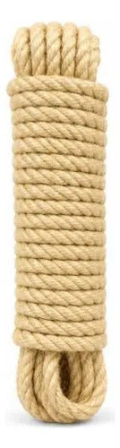 Cuerda Soga Fibra Natural Multiuso Jardinería 10m Manualidad Color Natural