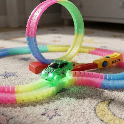 Pista Auto Con Loop Magic Track 46cm 5 Pilas Aaa Infantil Multicolor