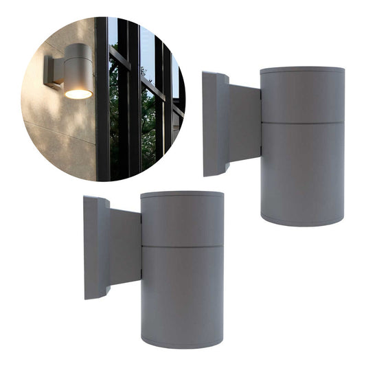 Set X2 Foco Pared Aplique Exterior Lampara Unidireccional