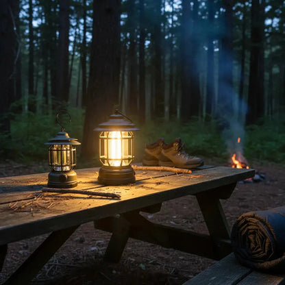 Farol Recargable Foco Solar Camping Linterna Con Cable Usb Varios