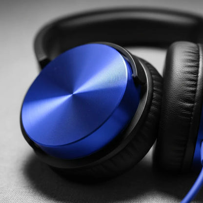 Auricular Cable Microfono Manos Libres Vincha Ajustable 3.5 Azul