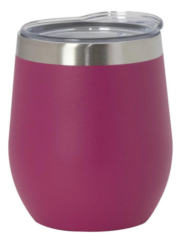 Mate Termico Acero Inoxidable Tapa Bebidas Infusiones 230ml Verde Agua Liso