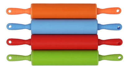 Rodillo Palote Para Amasar De Silicona 30x17x4.3cm Aleatorio