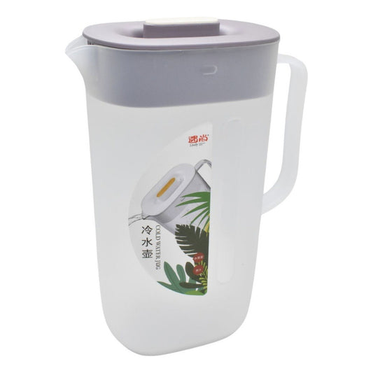 Jarra Plastica Con Tapa Transparente 1.5 Litros
