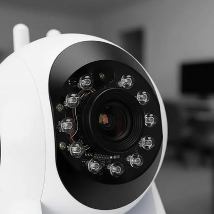 Camaras Vigilancia Robot Wifi Inteligentes Apps Tuya Android Blanco