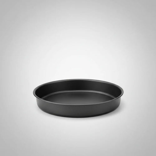 Molde Redondo Hornear Torta Antiadherente Asadera 22cm Negro