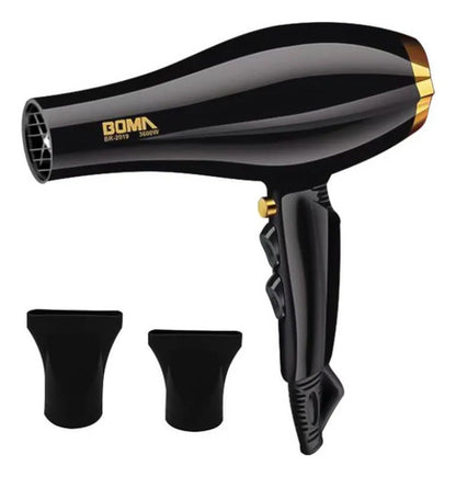 Secador Pelo Profesional 2200w 3 Temperatura 2 Velocidades Negro