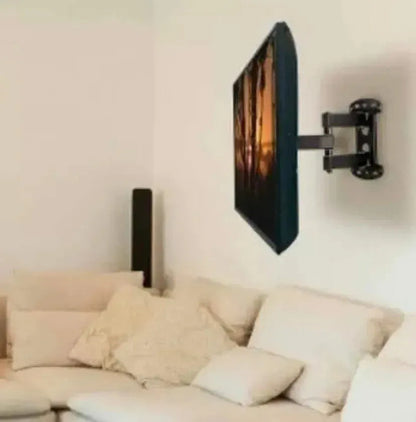 Soporte Tv X2 Ud 14 26 32 40 42 43 49 50 55 Brazo Movil Home Veoquiero Negro X2